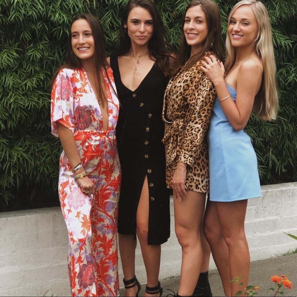 Hand made blue tube dress